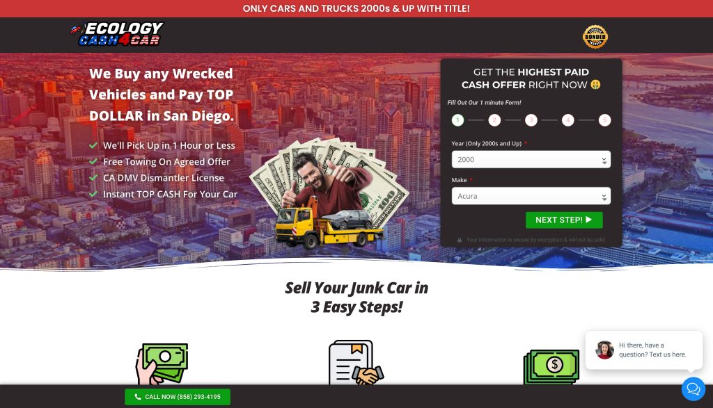 cash 4 cars website